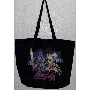 Graphic Print Jason Voorhees Stoners Friday The 13th Canvas Tote Bag Alien Labs